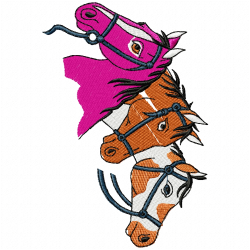 Horses Embroidery Design 5 Horses Embroidery Design 5